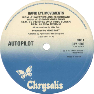 Autopilot - Rapid eye movements / U.K. Promo