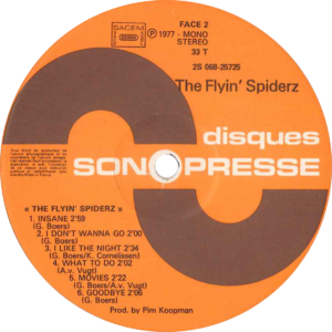 The flyin' spiderz - The flyin' spiderz / France