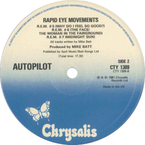 Autopilot - Rapid eye movements / U.K. Promo