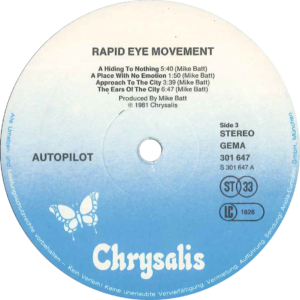 Autopilot - Rapid eye movements / Germany