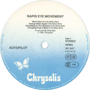Autopilot - Rapid eye movements / Germany
