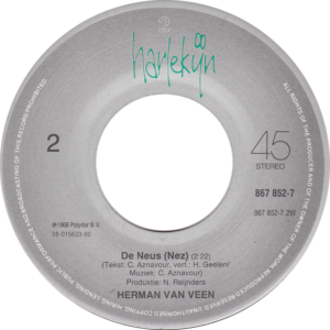 Herman van Veen - De clowns / NL 1