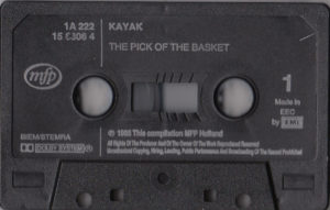 Kayak - The pick of the basket / Cassette NL