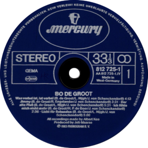 Bo de Groot - Bo de Groot / West-Germany