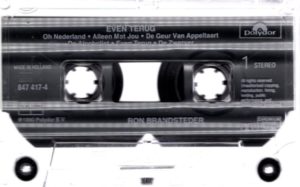 Ron Brandsteder - Even Terug / NL cassette