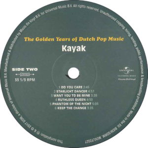 Kayak - A & B Sides / NL