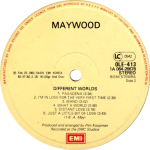 Maywood - Different worlds / Korea