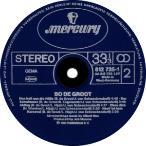 Bo de Groot - Bo de Groot / West-Germany