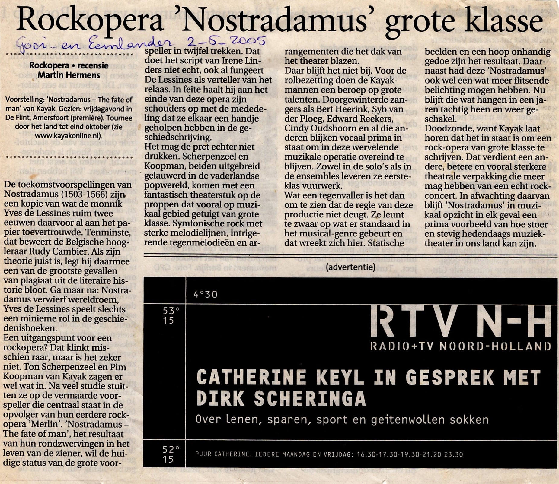 Kayak Nostradamus Gooi en Eemlander 02-05 2005