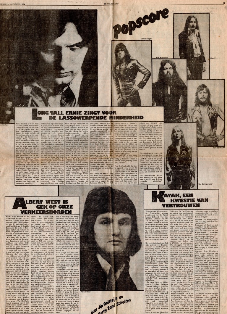 Kayak Telegraaf 24-8 1974