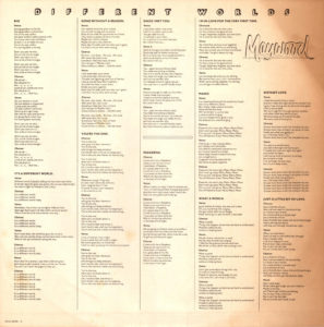 Maywood - Different worlds / Japan II White label promo