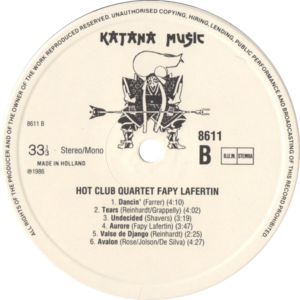 Hot club quartet Fapy Lafertin