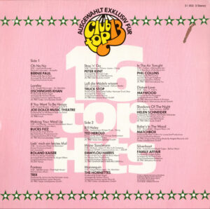 16 Top hits juli / august 1981 (Maywood-Distant love)