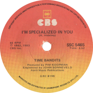 Time Bandits - I'm specialized in you / South - Africa