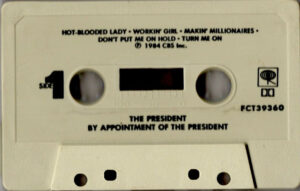 The president - By appointment of / USA promo cassette
