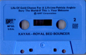 Kayak - Royal bed bouncer / USA cassette