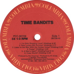 Time Bandits - Time Bandits / Canada (gold stamp)