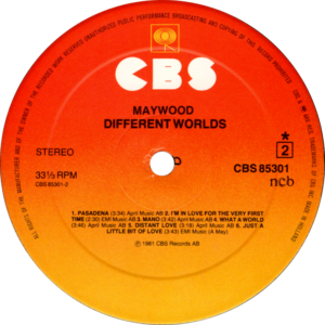 Maywood - Different worlds / Sweden