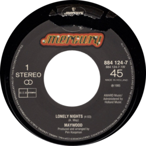 Maywood - Lonely nights / NL label misprint
