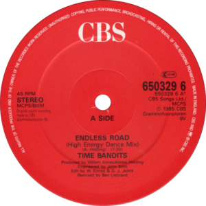Time bandits - Endless road / U.K. Maxi 2