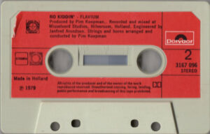 Flavium - No kiddin' / NL cassette