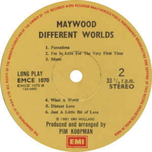 Maywood - Different worlds / India