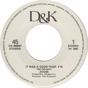 Zoose - It was a good year / EEC