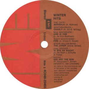 Various - Winter hits / Belgium